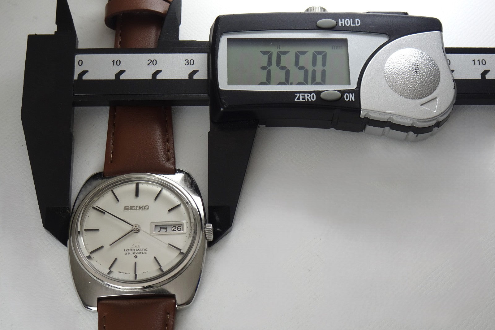 Vintage 1970 JAPAN SEIKO LORD MATIC WEEKDATER 5606-7130 25Jewels Automatic.