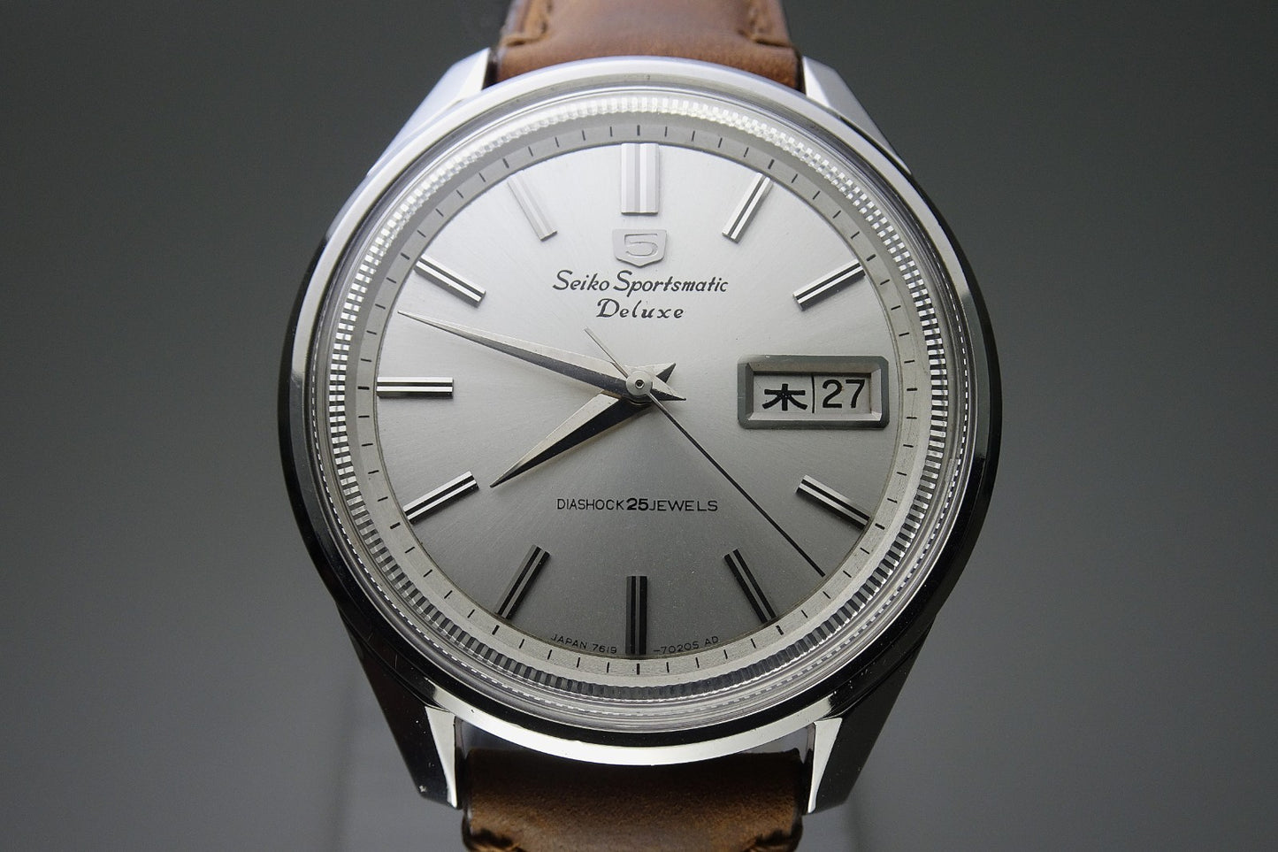 Vintage 1966 JAPAN SEIKO SPORTSMATIC5 DX 7619-7010 25Jewels Automatic.