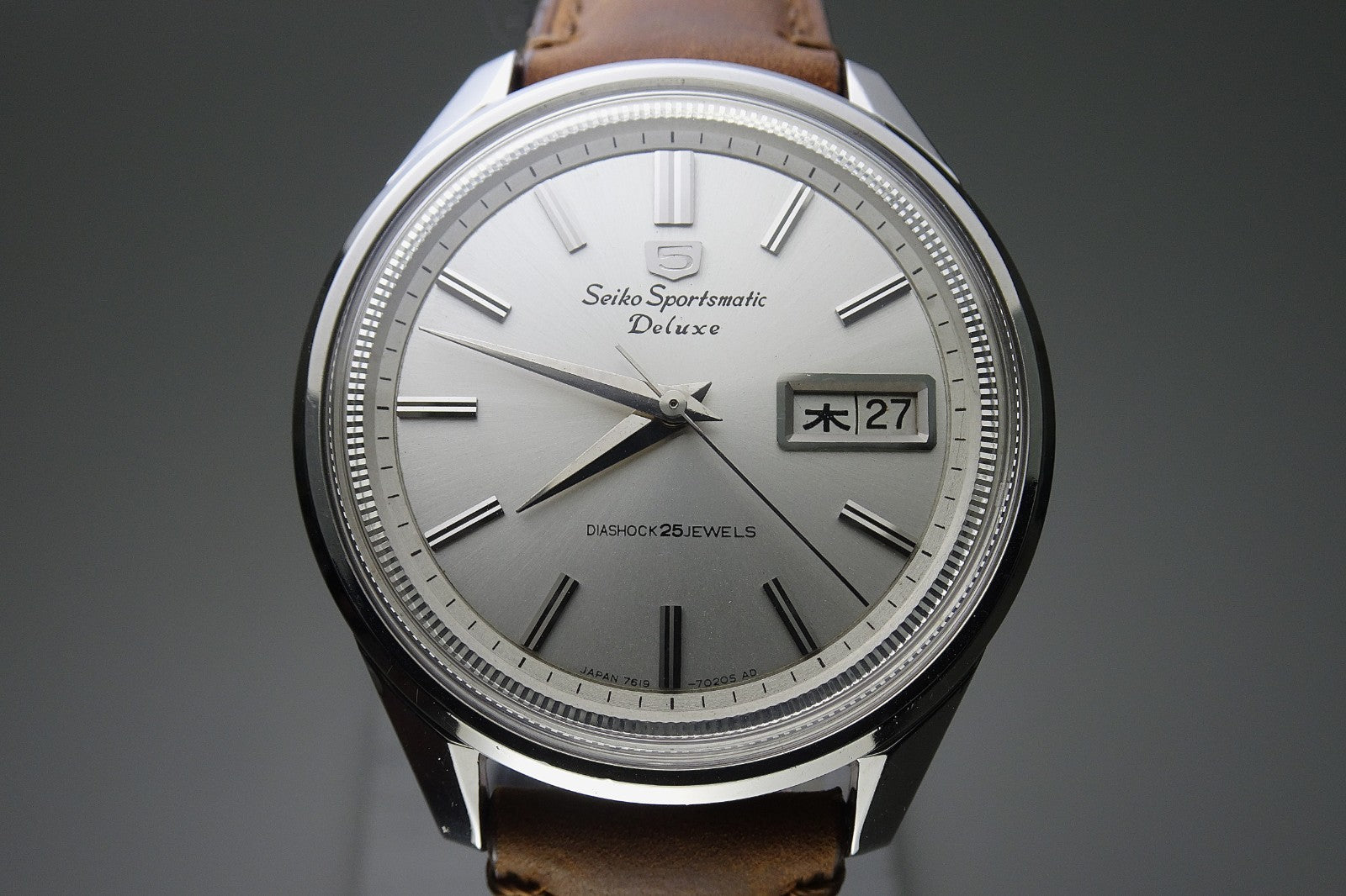 Vintage 1966 JAPAN SEIKO SPORTSMATIC5 DX 7619-7010 25Jewels Automatic.