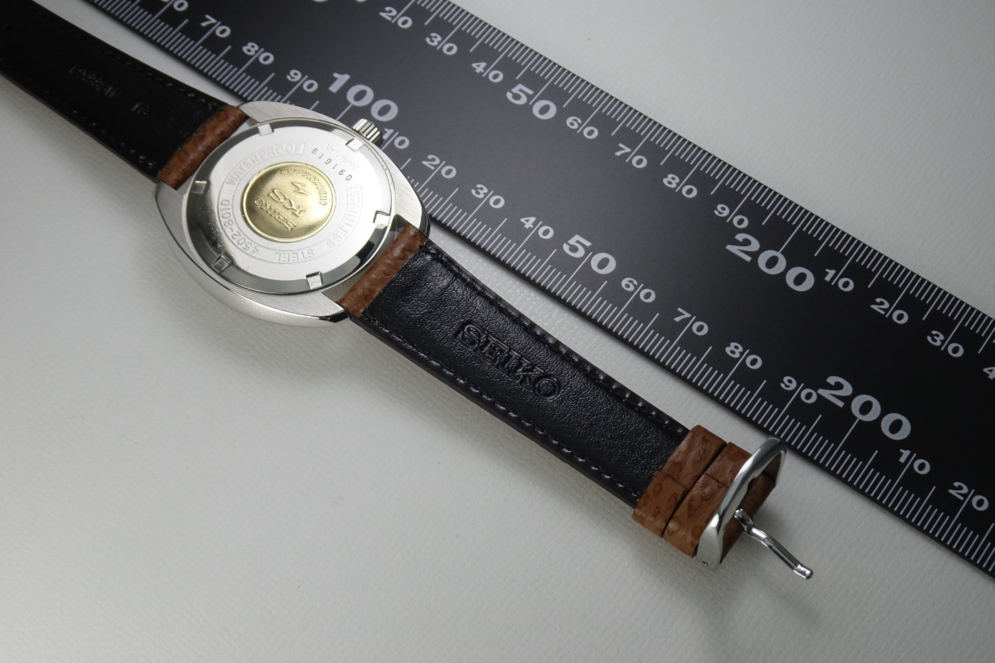 Vintage 1970 JAPAN KING SEIKO CHRONOMETER CALENDAR 4502-8010 25J Hand-winding.