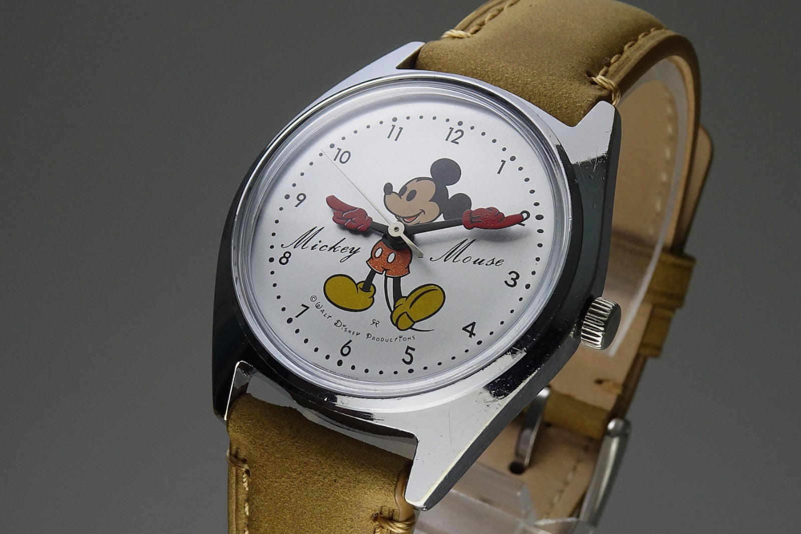 Serviced Vintage 1970's JAPAN SEIKO DISNEY TIME 5000-7000 7Jewels Hand-winding.