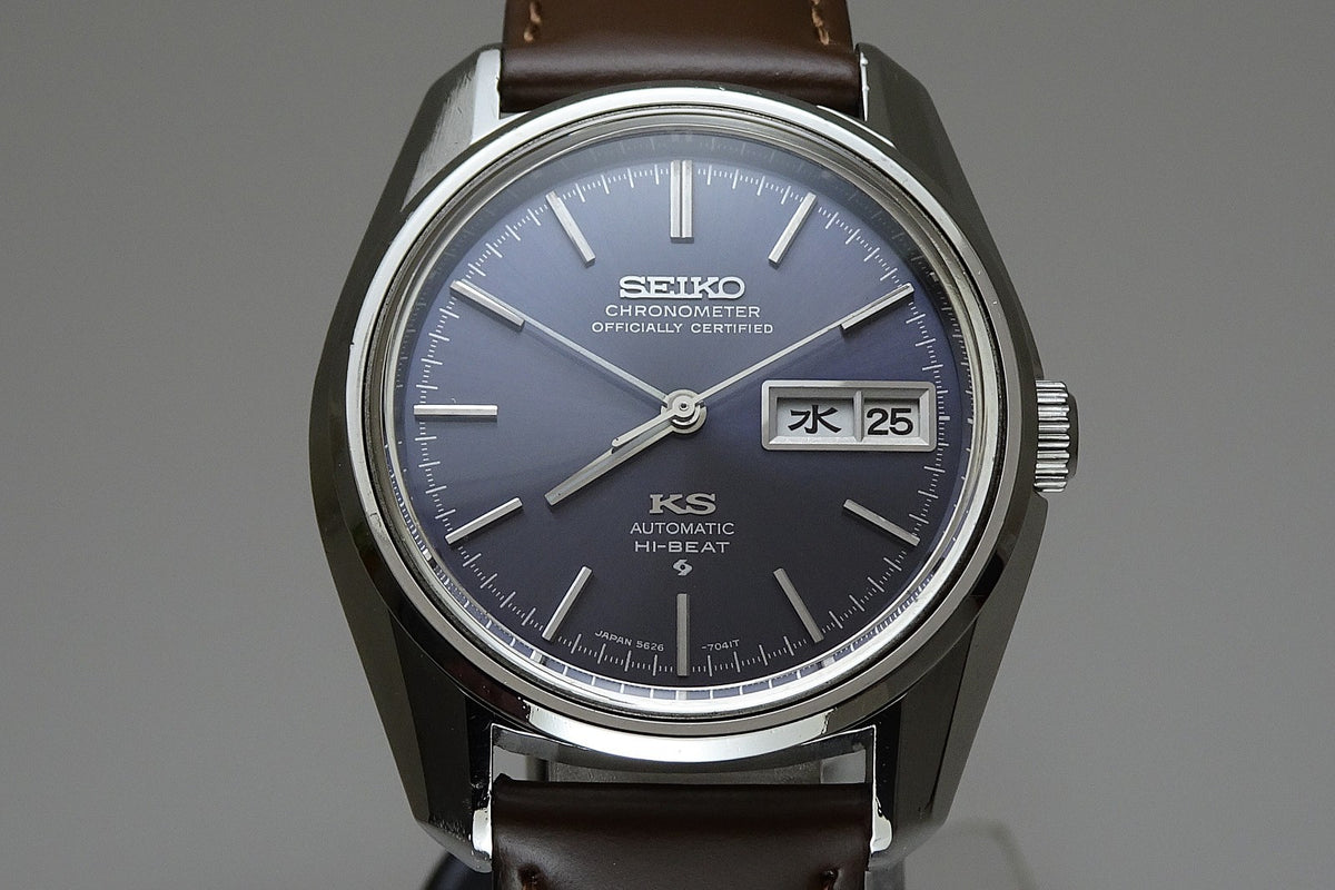 Vintage 1974 JAPAN KING SEIKO CHRONOMETER WEEKDATER 5626-7041 25J Automatic.