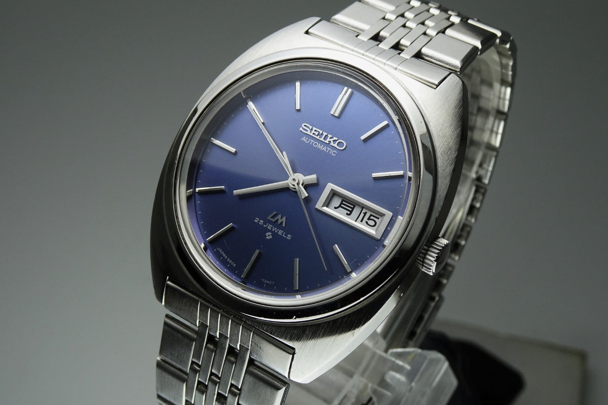 Serviced Vintage 1972 JAPAN SEIKO LORD MATIC WEEKDATER 5606-7140 25J Automatic.