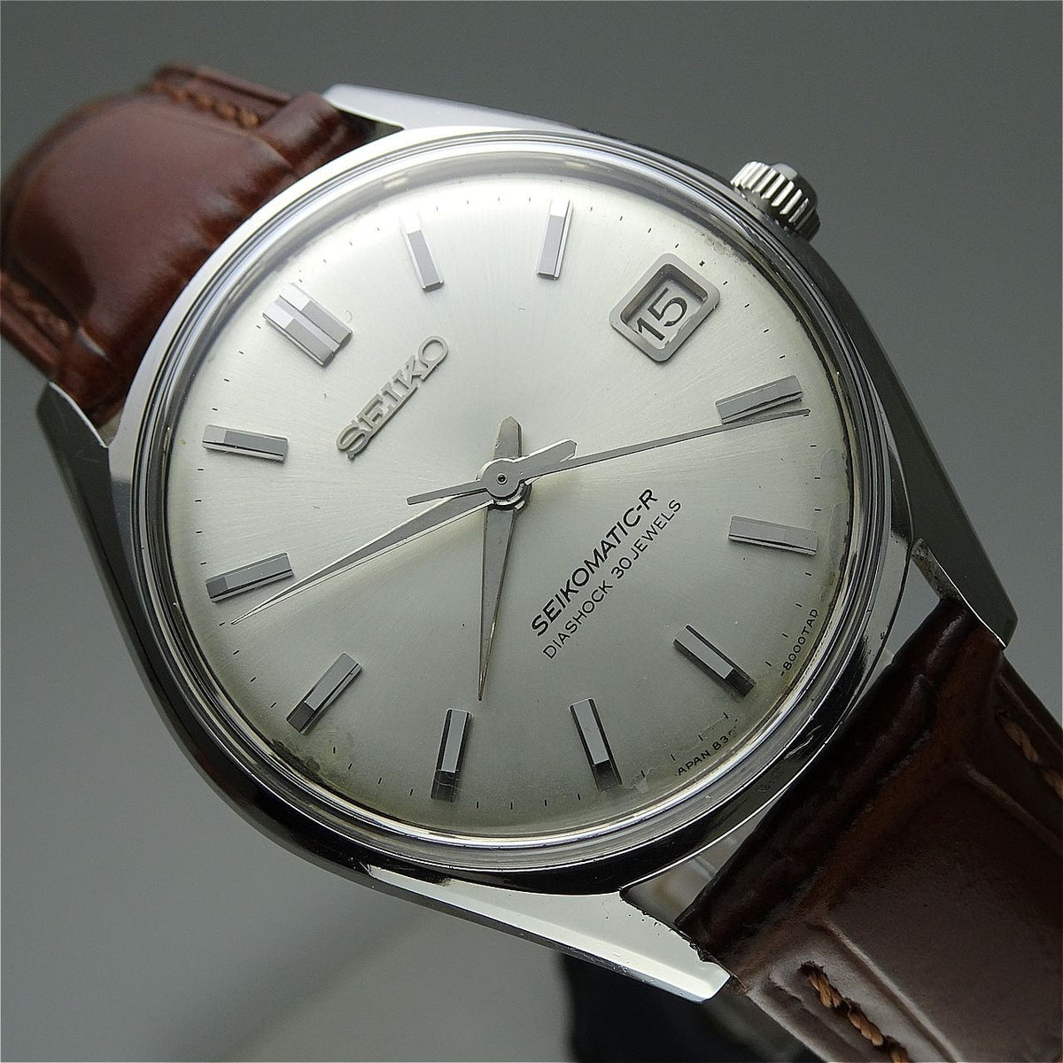 Serviced  Vintage 1965 JAPAN SEIKO SEIKOMATIC-R 8305-8010 30Jewels Automatic.