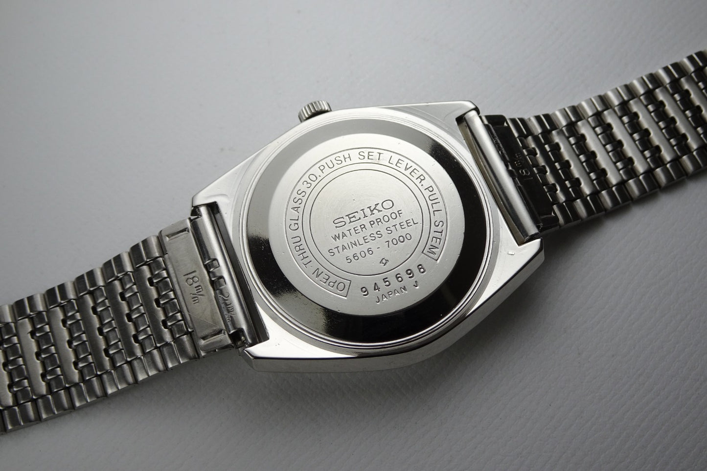 Vintage 1969 JAPAN SEIKO LORD MATIC WEEKDATER 5606-7000 23Jewels Automatic.