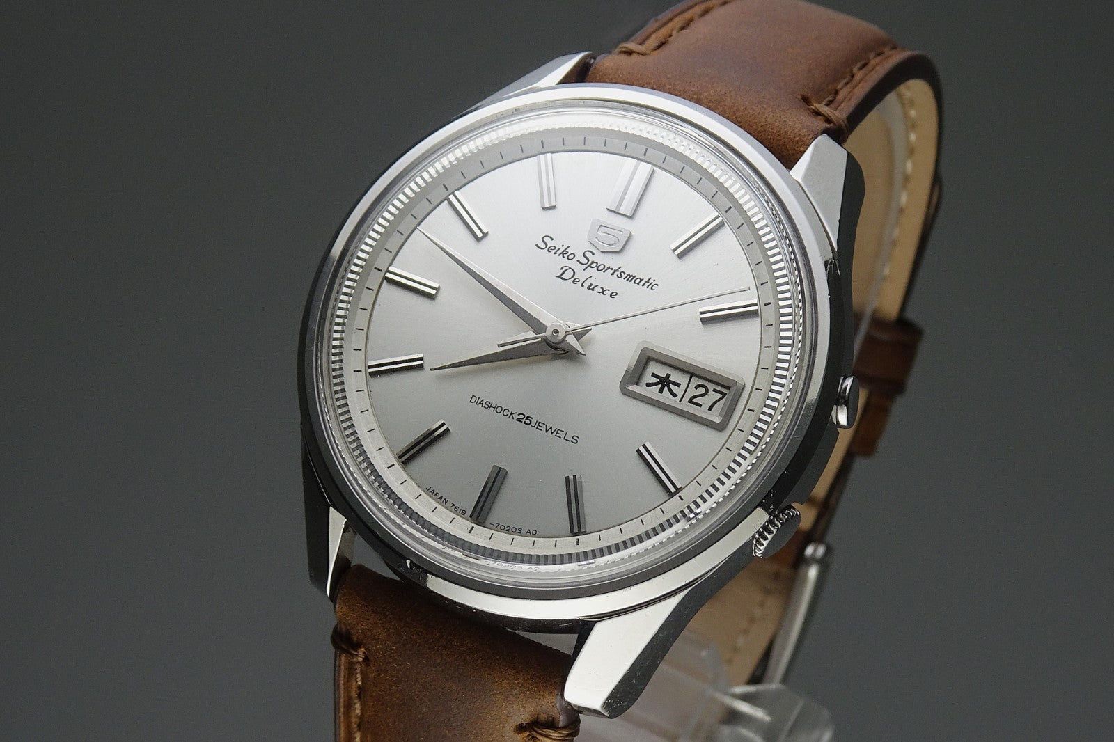 Vintage 1966 JAPAN SEIKO SPORTSMATIC5 DX 7619-7010 25Jewels Automatic.