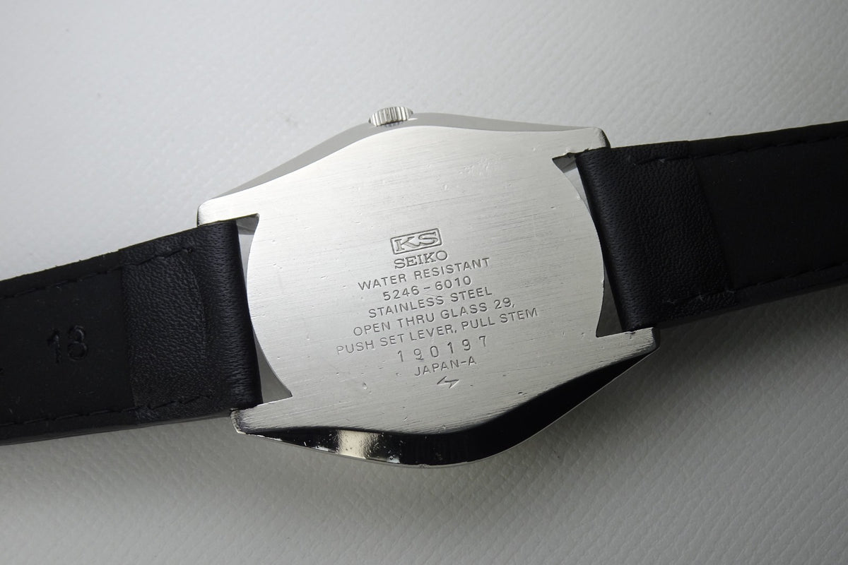 Vintage 1971 JAPAN KING SEIKO CHRONOMETER SP WEEKDATER 5246-6010 25J Automatic.