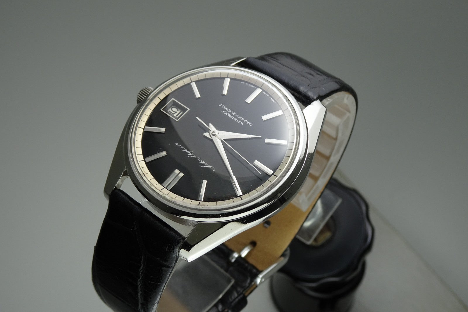 Vintage 1966 JAPAN SEIKO SKYLINER CALENDAR 6222-8000 21Jewels Hand-winding.