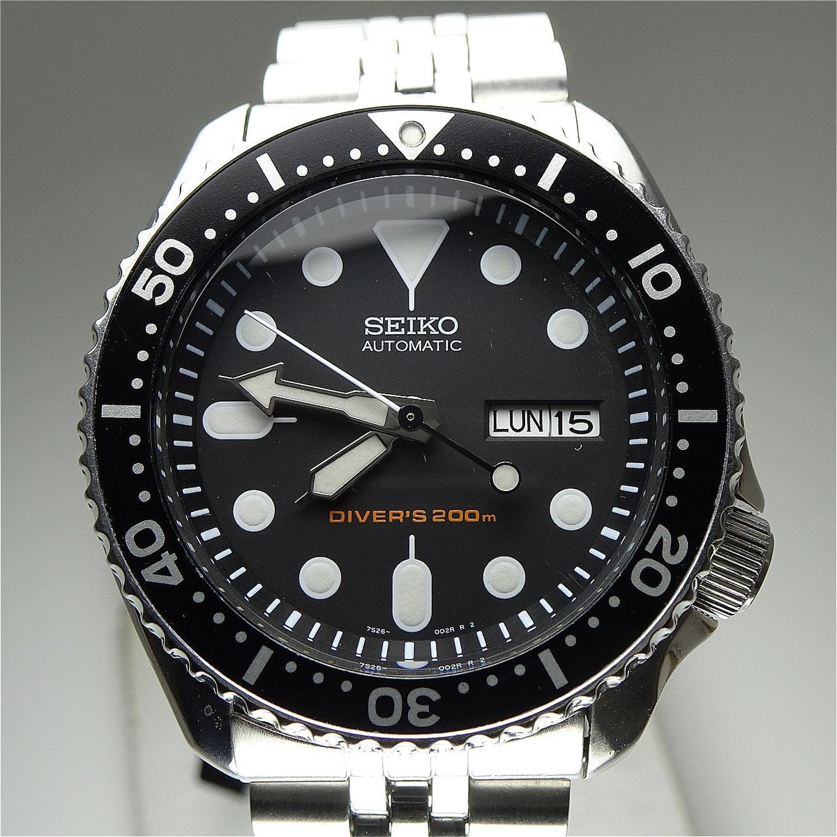 Vintage 2000 SEIKO DIVER'S 200M 7S26-0020 21J Automatic.