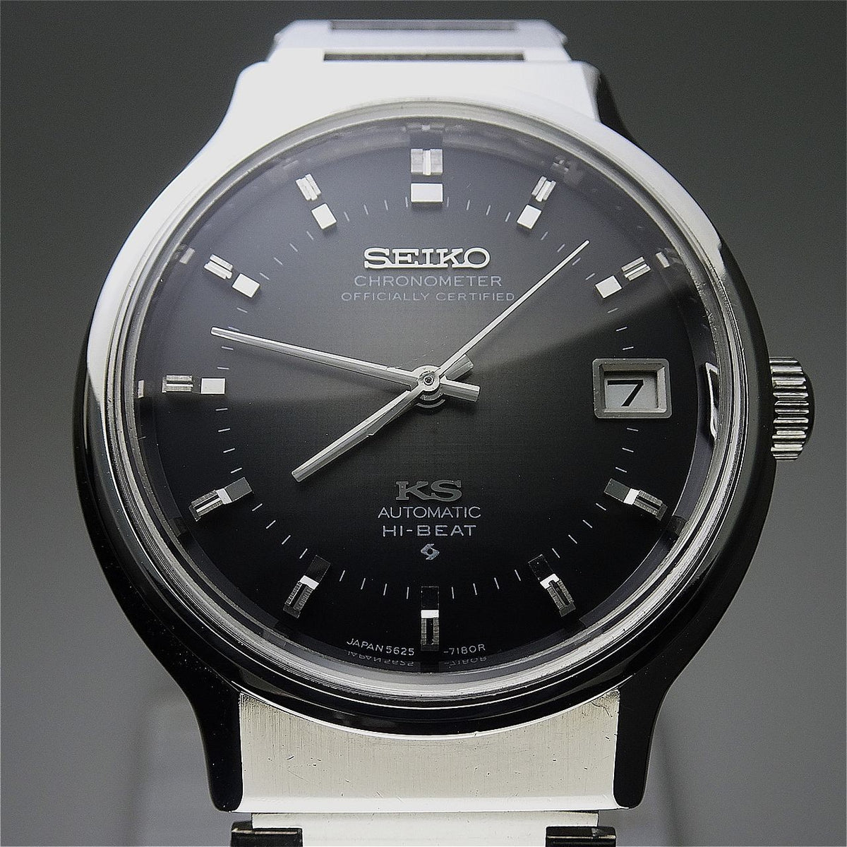 Vintage 1972 JAPAN KING SEIKO CHRONOMETER 5625-7170 25Jewels Automatic.