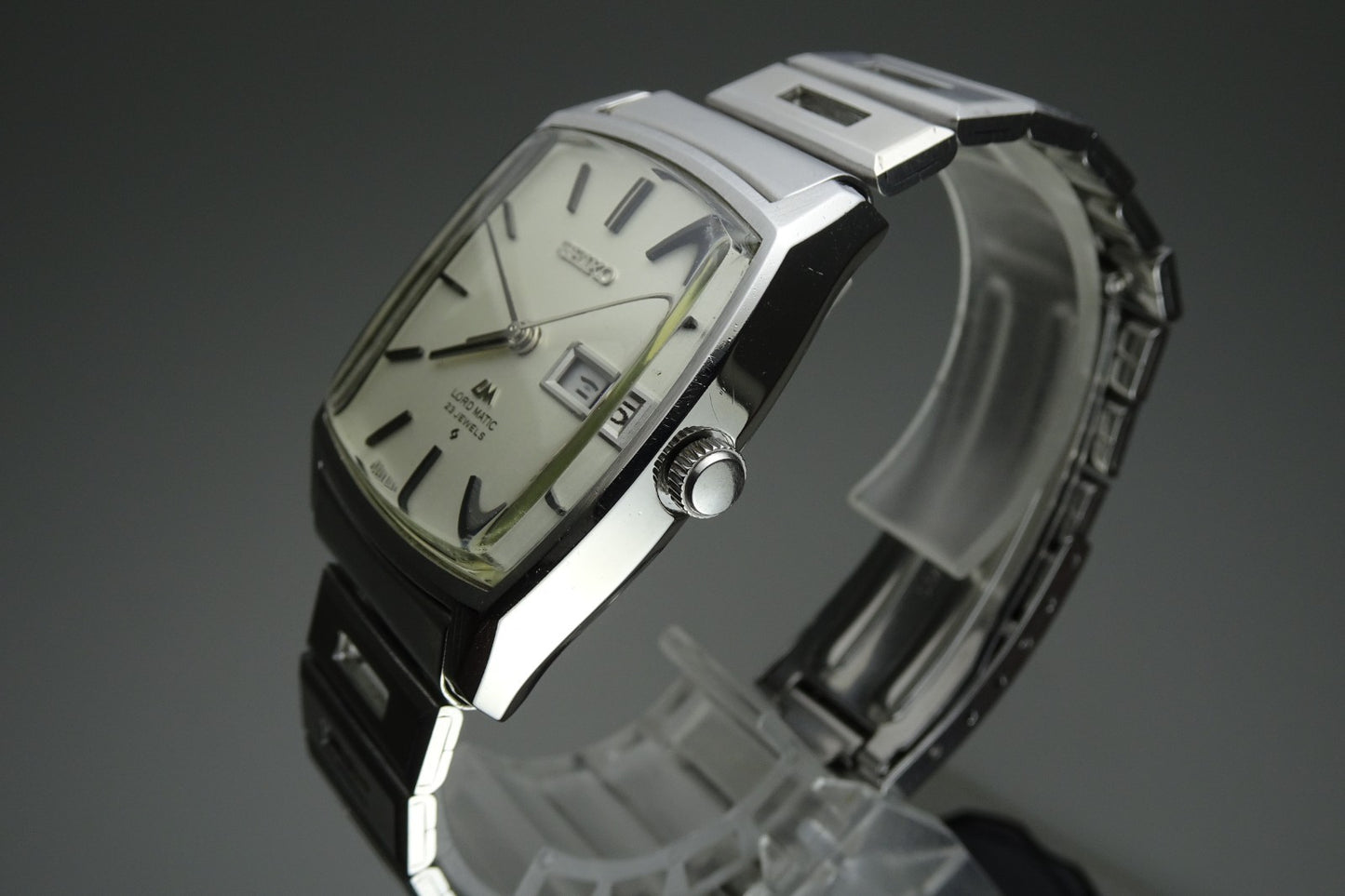 Vintage 1971 JAPAN SEIKO LORD MATIC WEEKDATER 5606-5000 23Jewels Automatic.