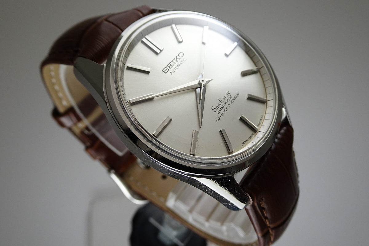 Vintage 1965 JAPAN SEIKO SEA HORSE 6601-8000 17Jewels Automatic.