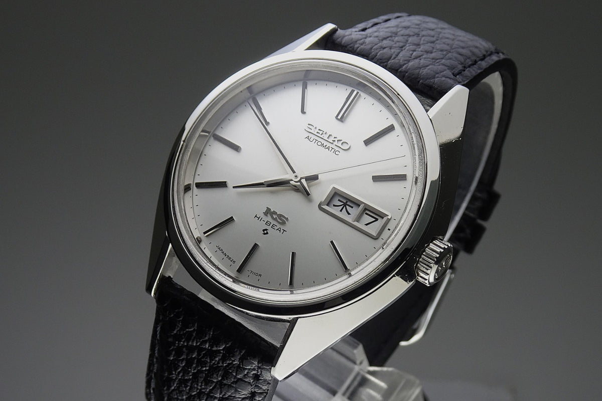 Vintage 1972 JAPAN KING SEIKO WEEKDATER 5626-7111 25Jewels Automatic.