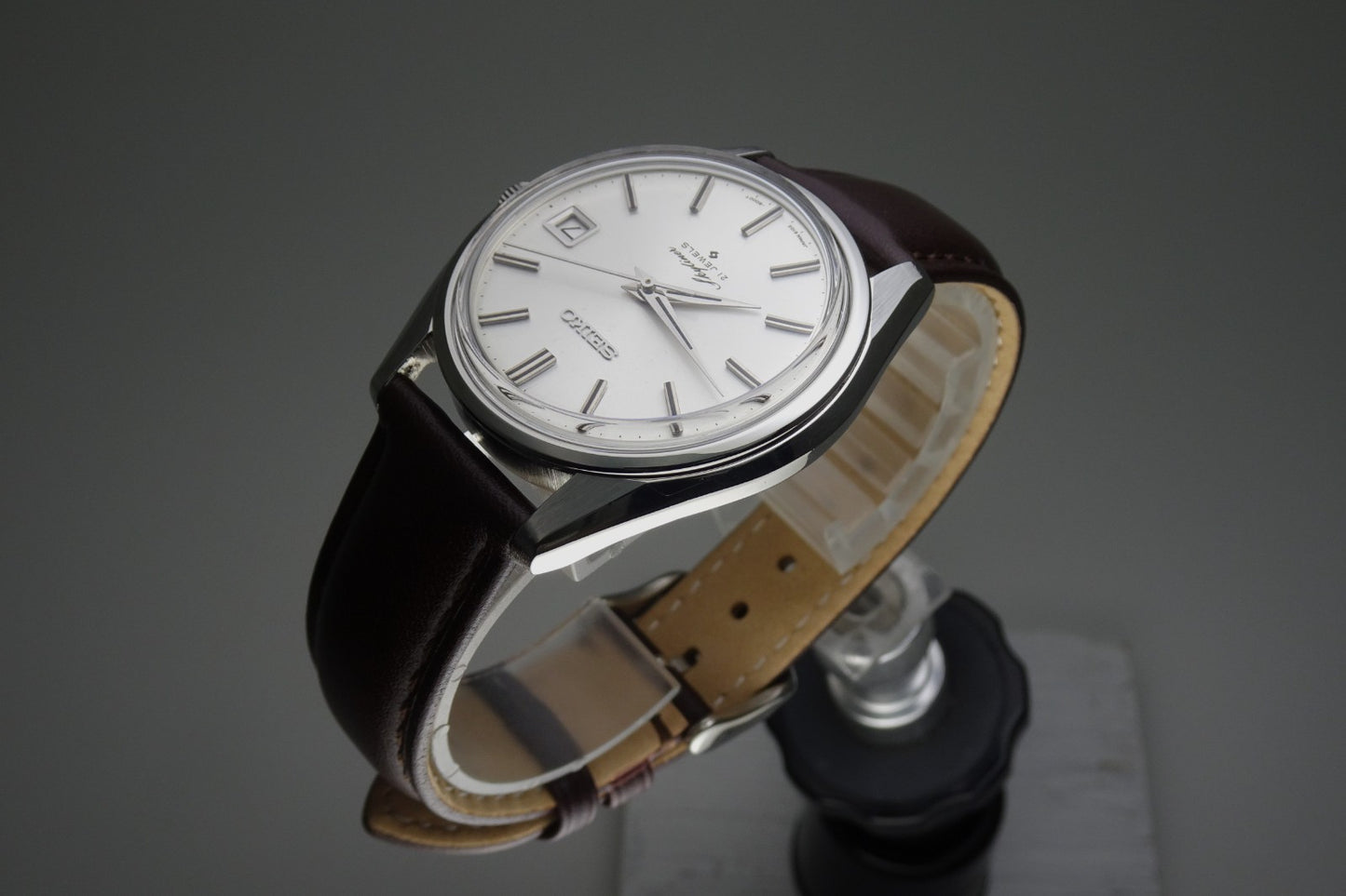 Vintage 1970 JAPAN SEIKO SKYLINER CALENDAR 6102-8000 21Jewels Hand-winding.