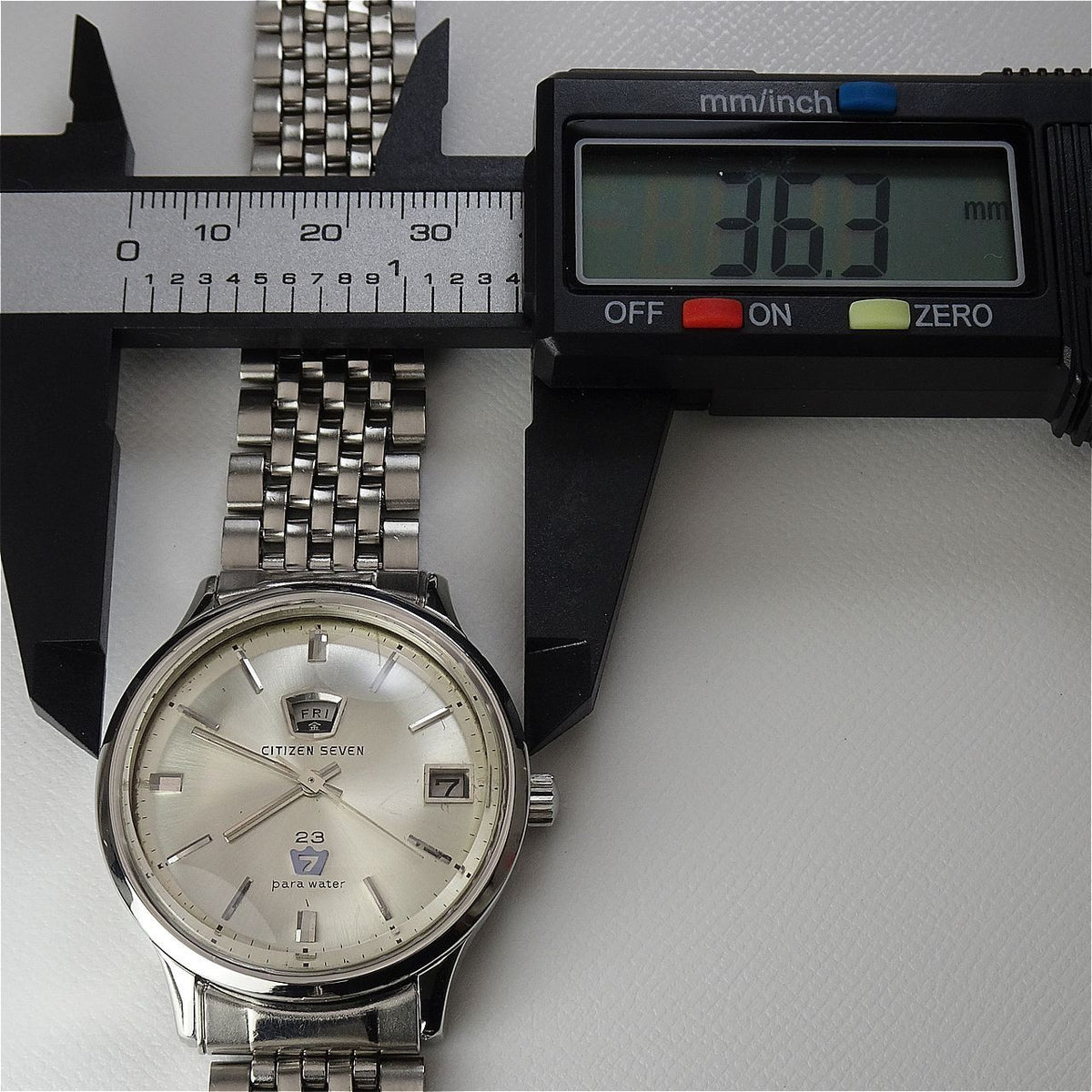 Serviced Vintage 1960’s CITIZEN SEVEN SEOS81301-T 23Jewels Hand-winding.