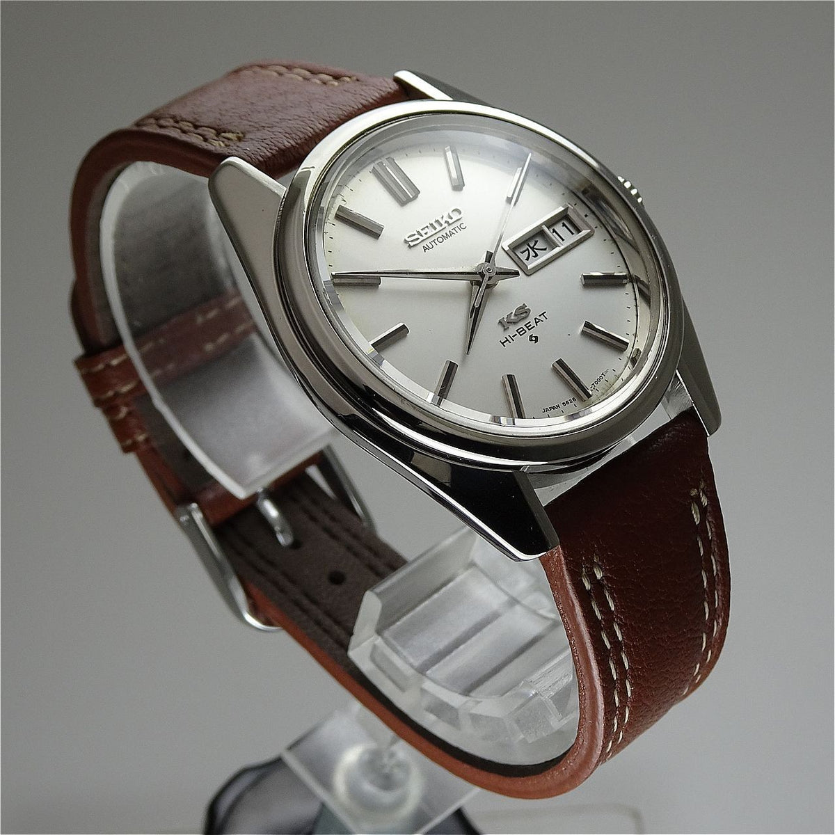 Vintage 1971 JAPAN KING SEIKO CALENDAR 5626-7000 25Jewels Automatic.