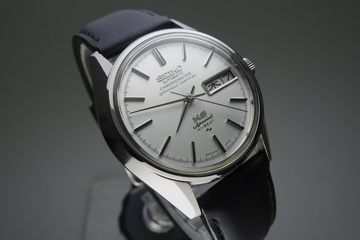 Vintage 1971 JAPAN KING SEIKO CHRONOMETER SP WEEKDATER 5246-6010 25J Automatic.