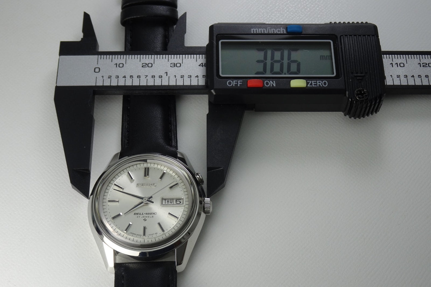Vintage 1967 JAPAN SEIKO BELL-MATIC WEEKDATER 4006-7010 27Jewels Automatic.