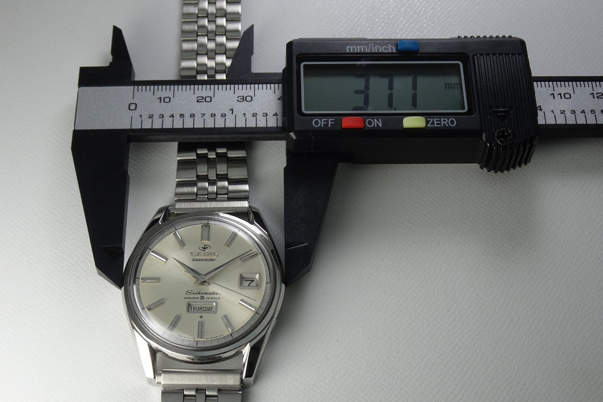 Vintage 1964 JAPAN SEIKO SEIKOMATIC WEEKDATER 6218-8970 35Jewels Automatic.