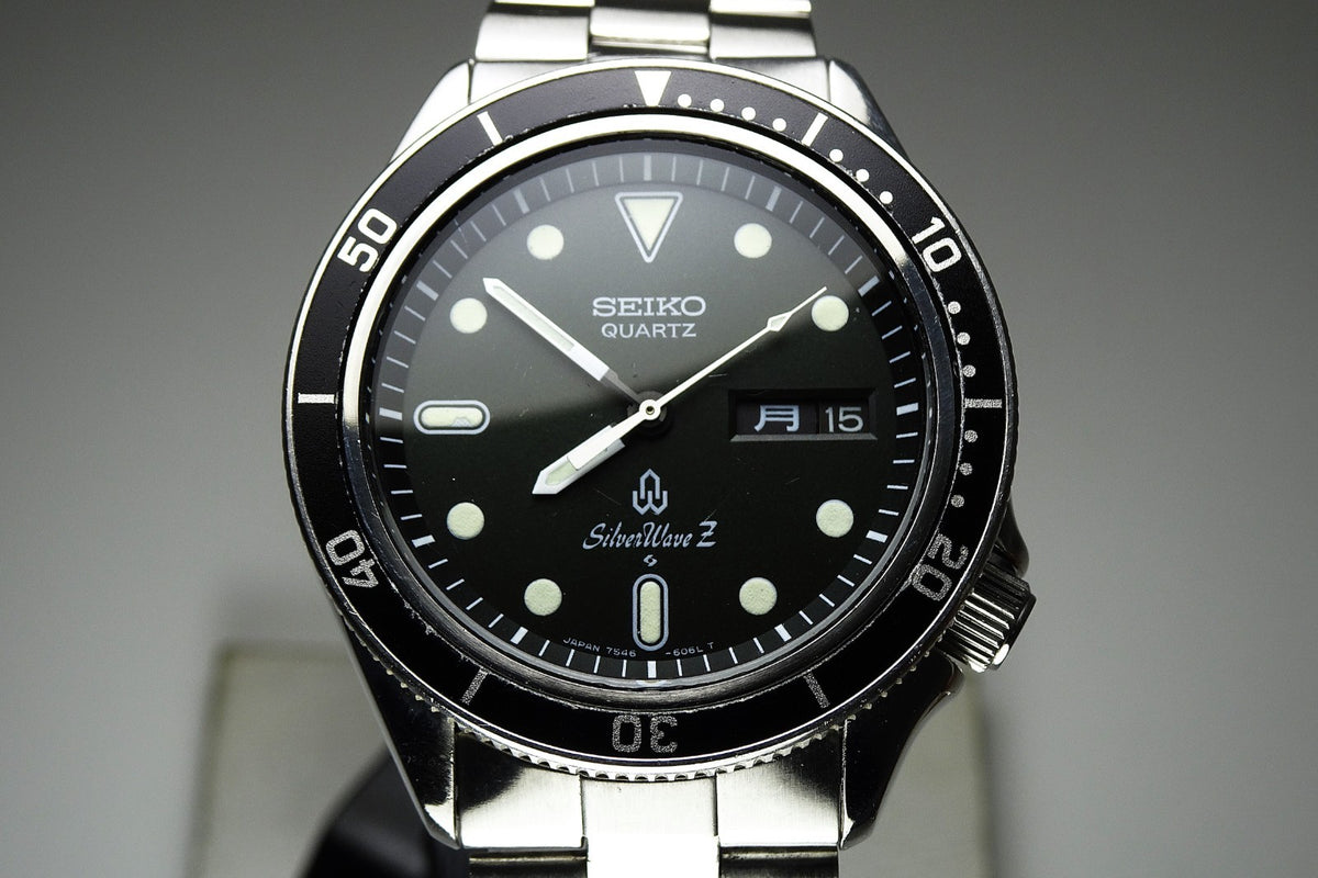 Vintage 1978 JAPAN SEIKO SilverWave-Z 7546-6060 4Jewels Quartz.