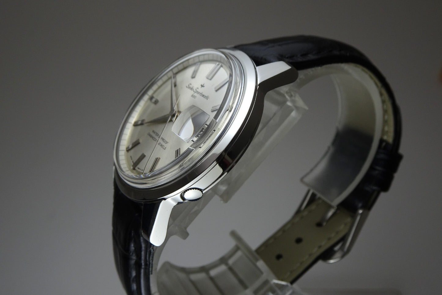 Serviced Vintage 1965 JAPAN SEIKO SPORTSMATIC CALENDAR 7625-8961 17J Automatic.