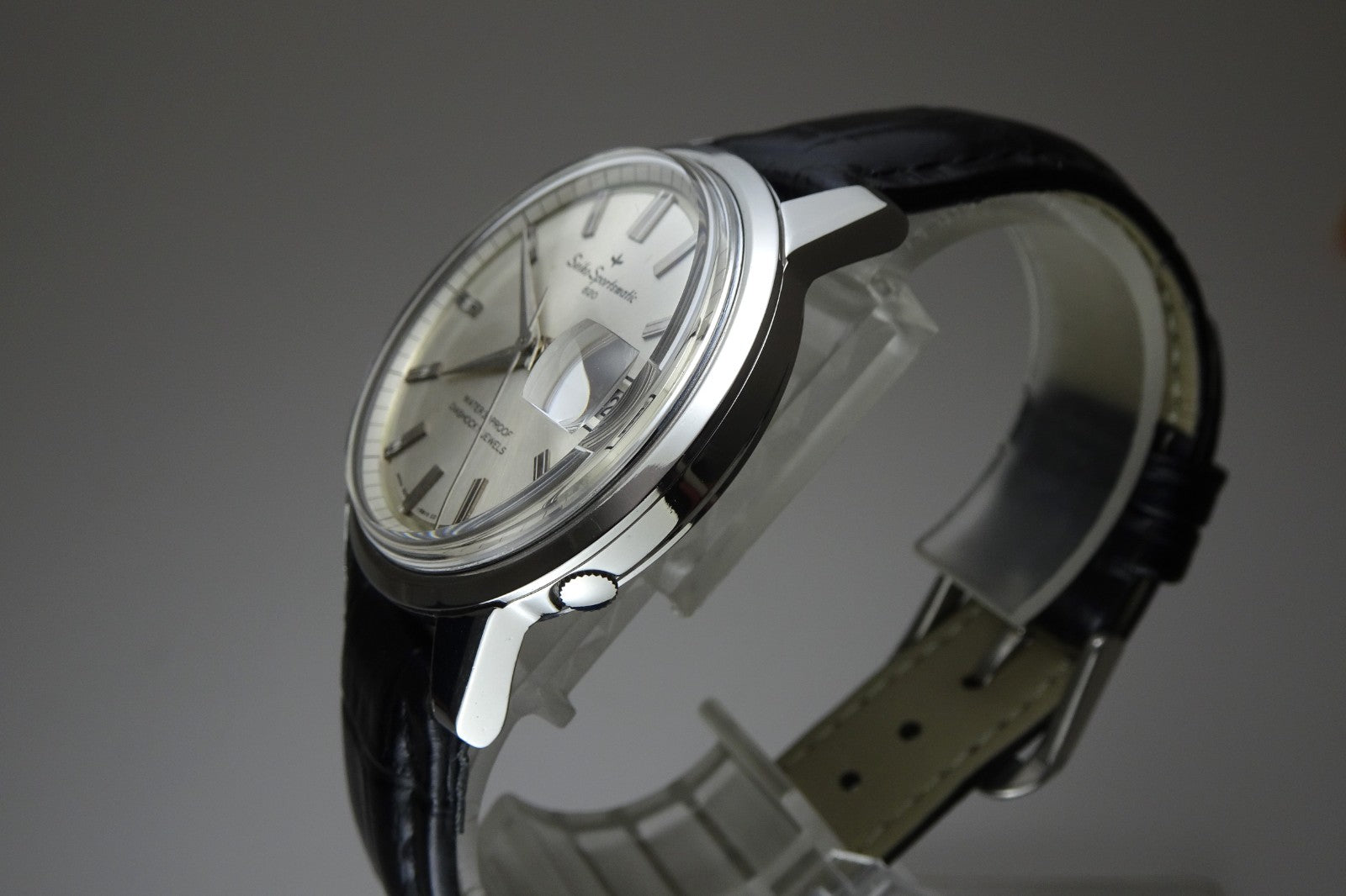 Serviced Vintage 1965 JAPAN SEIKO SPORTSMATIC CALENDAR 7625-8961 17J Automatic.