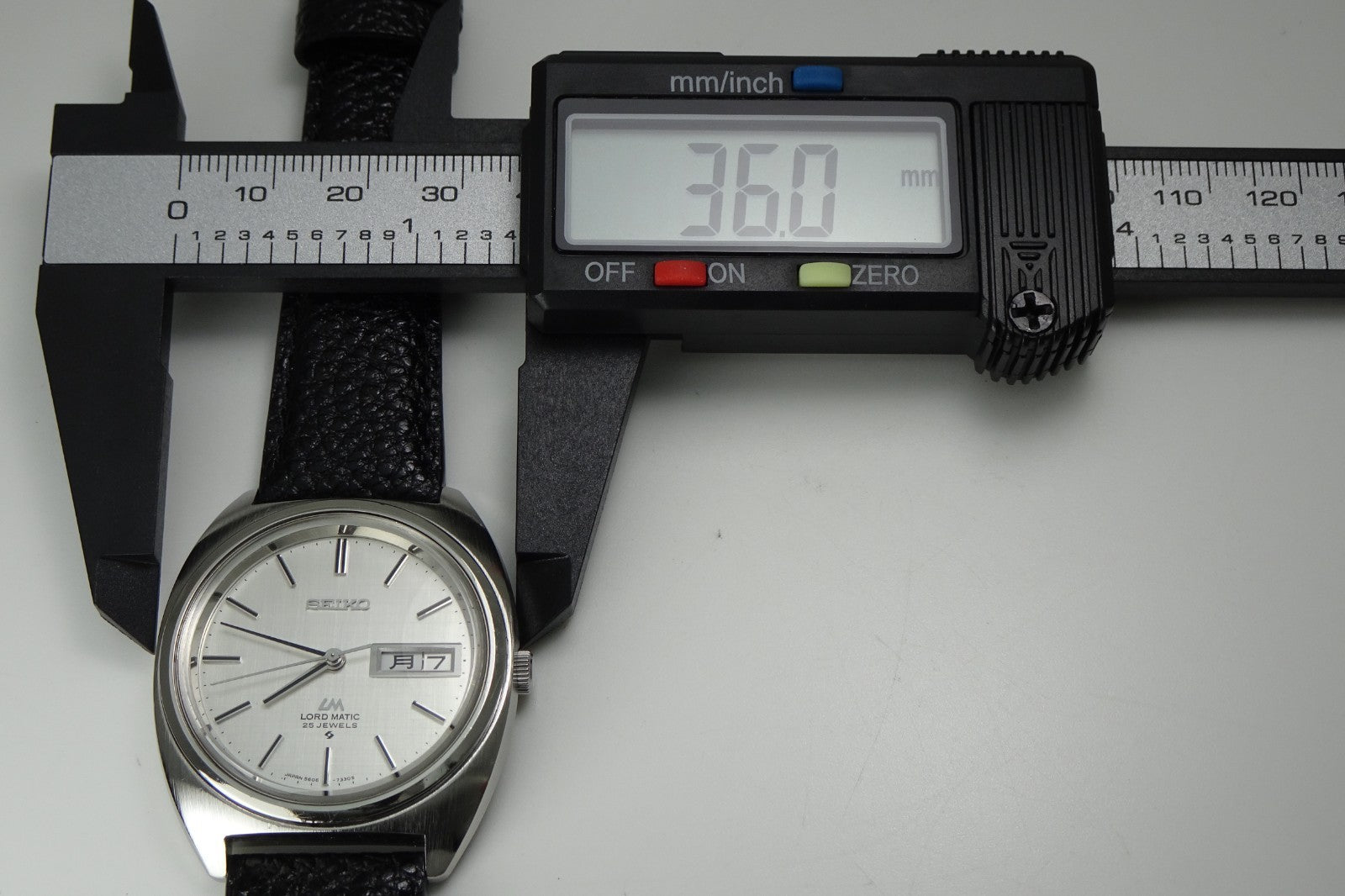 Serviced Vintage 1971 JAPAN SEIKO LORD MATIC WEEKDATER 5606-7140 25J Automatic.