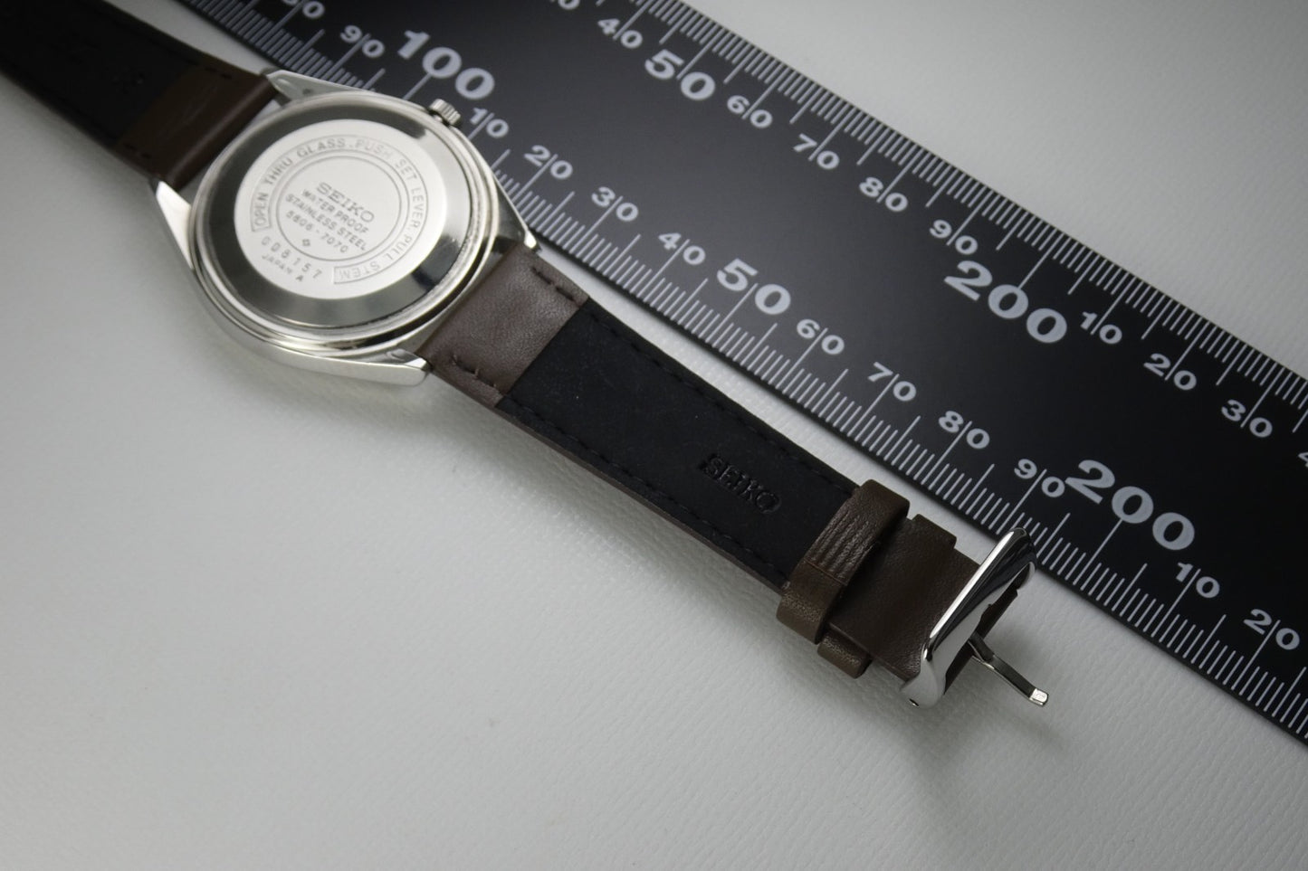Serviced Vintage 1968 JAPAN SEIKO LORD MATIC WEEKDATER 5606-7070 23J Automatic.