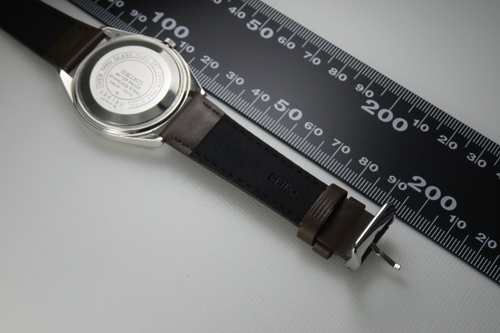 Serviced Vintage 1968 JAPAN SEIKO LORD MATIC WEEKDATER 5606-7070 23J Automatic.