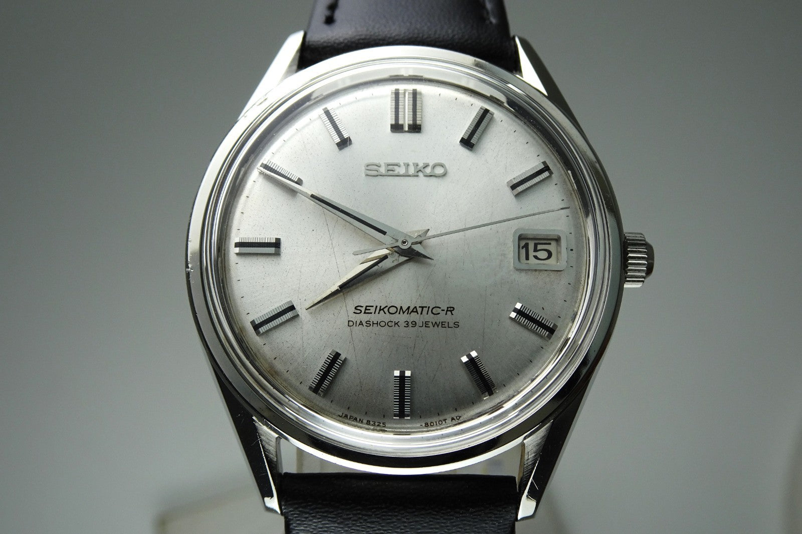 Vintage 1966 JAPAN SEIKO 83 SEIKOMATIC-R 8325-8000 39Jewels Automatic.