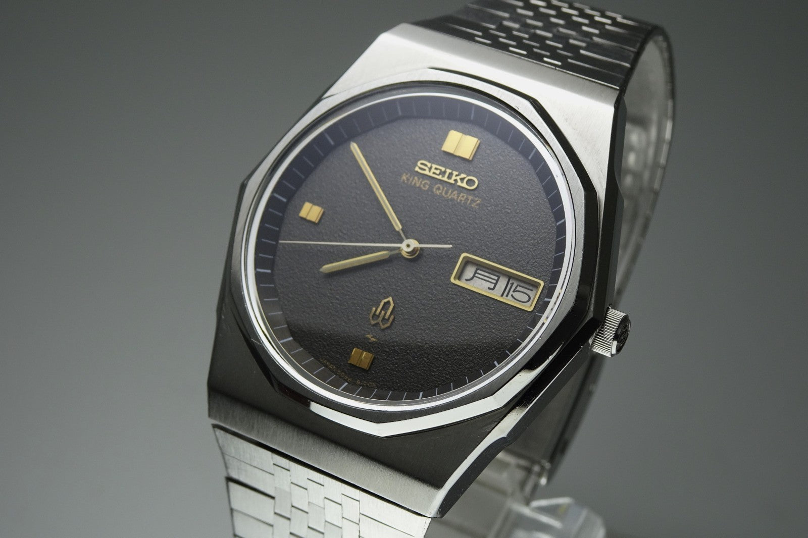 Vintage 1978 JAPAN SEIKO KING QUARTZ 5856-8080 8Jewels Quartz.