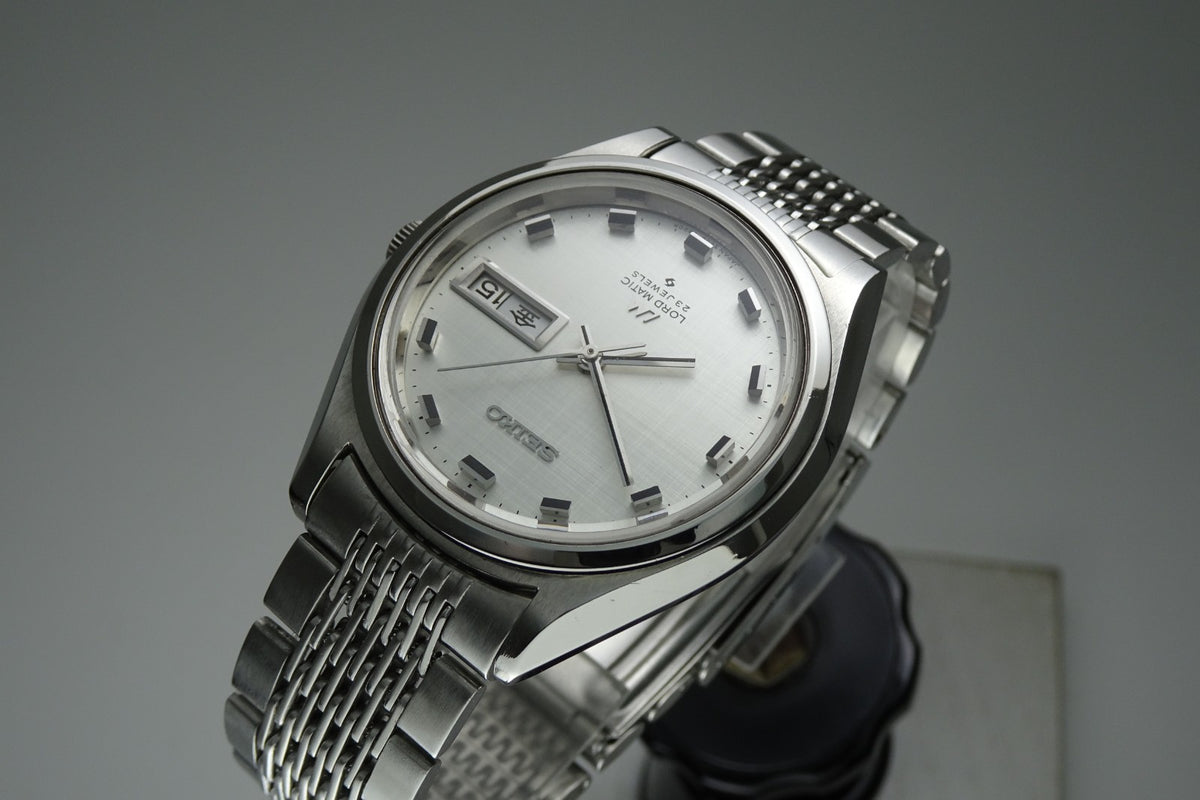 Vintage 1970 JAPAN SEIKO LORD MATIC WEEKDATER 5606-7070 23Jewels Automatic.