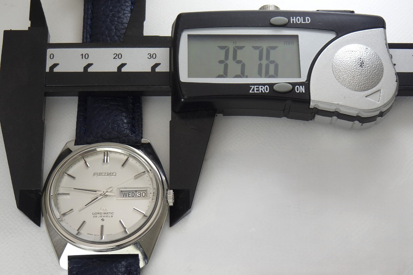 Serviced Vintage 1970 JAPAN SEIKO LORD MATIC WEEKDATER 5606-7000 25J Automatic.