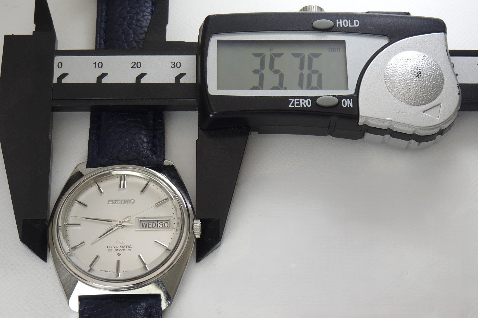 Serviced Vintage 1970 JAPAN SEIKO LORD MATIC WEEKDATER 5606-7000 25J Automatic.