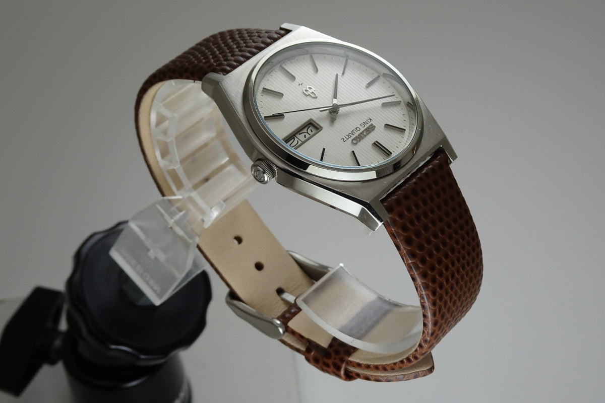Vintage 1978 JAPAN SEIKO KING QUARTZ 5856-7030 8Jewels Quartz.