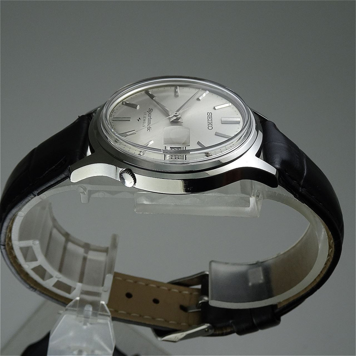 Vintage 1968 JAPAN SEIKO SPORTSMATIC CALENDAR 7625-8293 17Jewels Automatic.