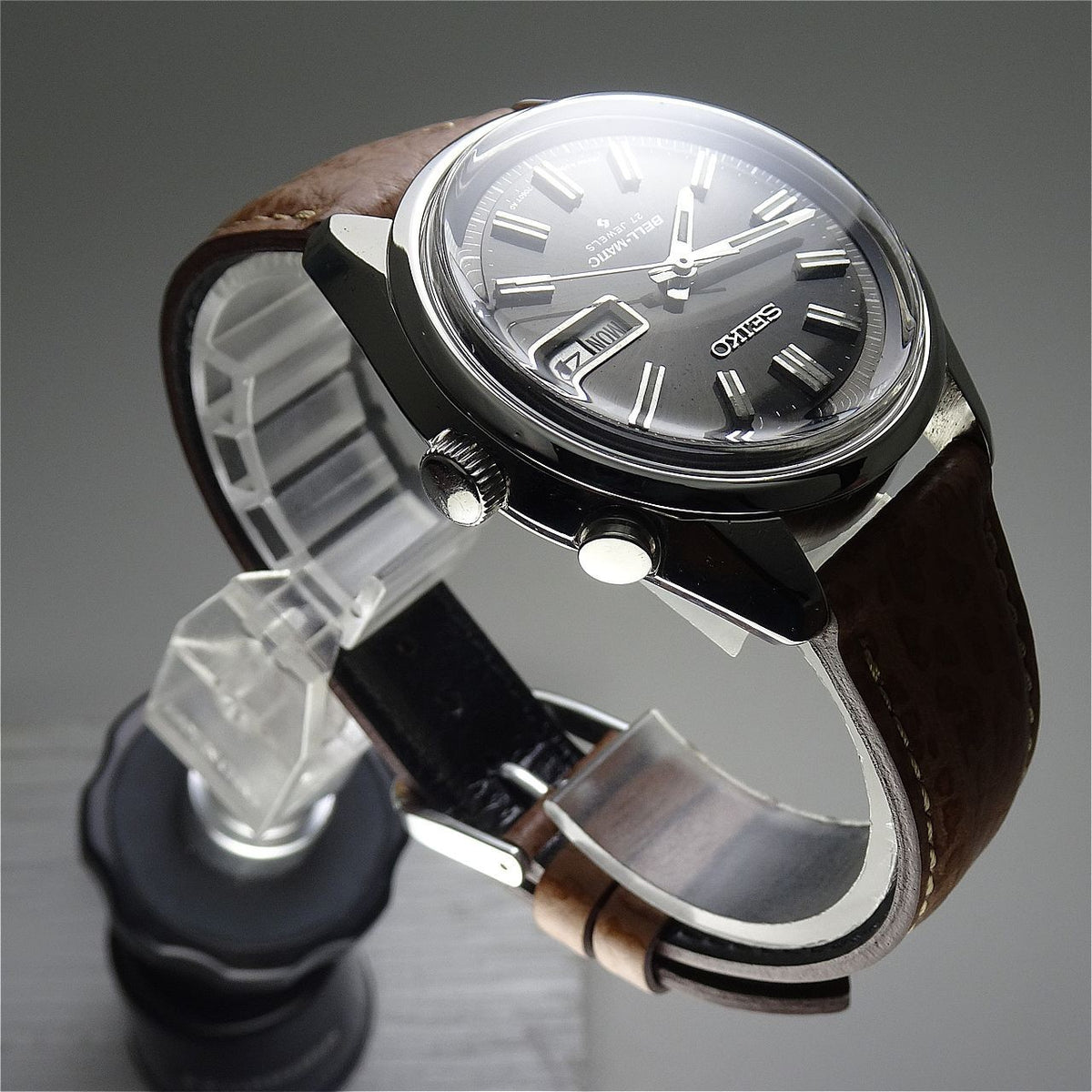 Vintage 1972 JAPAN SEIKO BELL-MATIC WEEKDATER 4006-7012 27Jewels Automatic.