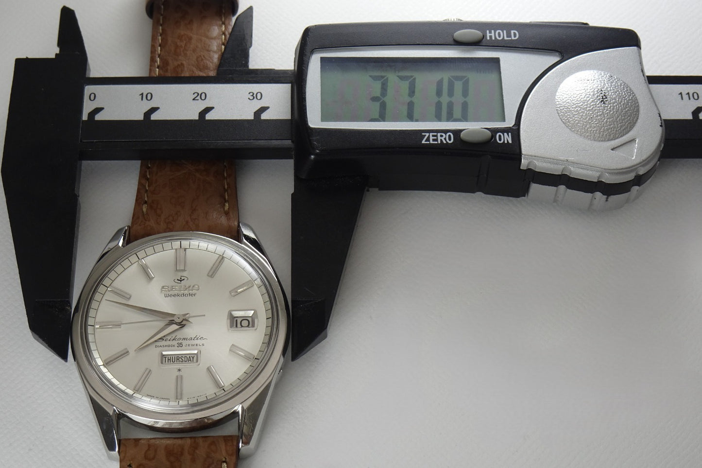 Vintage 1964 JAPAN SEIKO SEIKOMATIC WEEKDATER 6218-8971 35Jewels Automatic.