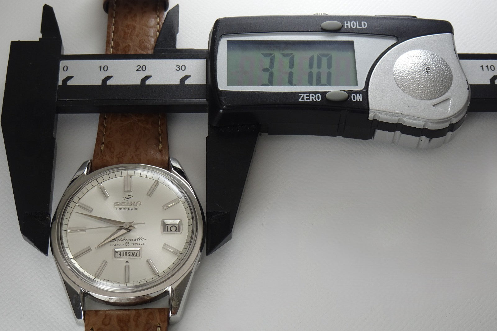 Vintage 1964 JAPAN SEIKO SEIKOMATIC WEEKDATER 6218-8971 35Jewels Automatic.