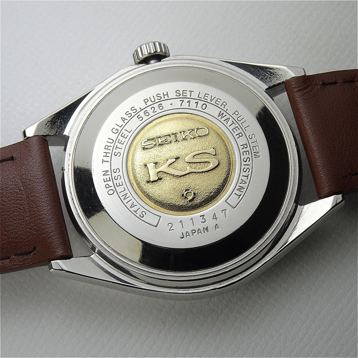 Vintage 1972 JAPAN KING SEIKO WEEKDATER 5626-7110 25Jewels Automatic.