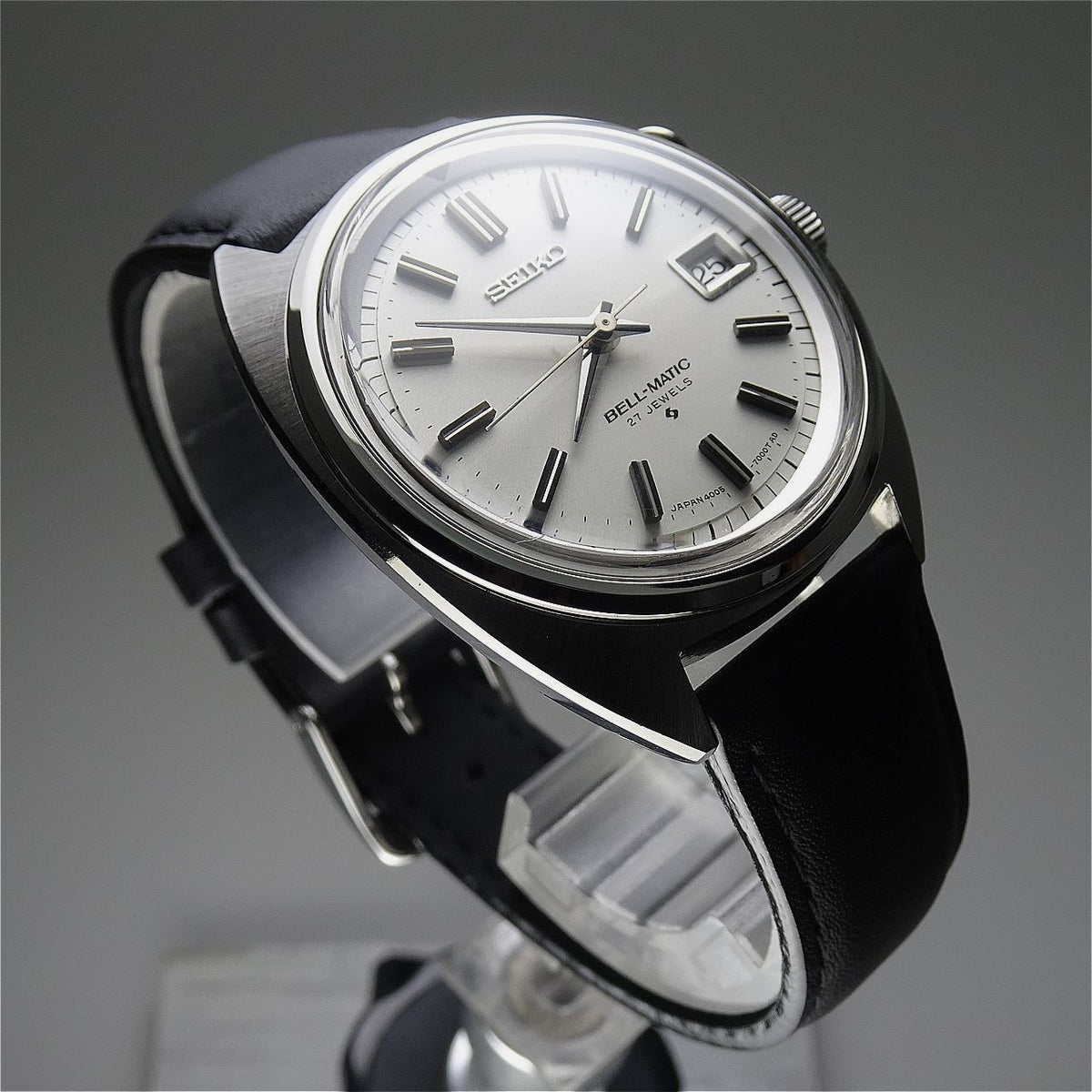 Vintage 1968 JAPAN SEIKO SEIKO BELL-MATIC CALENDAR 4005-7000 27Jewels Automatic.