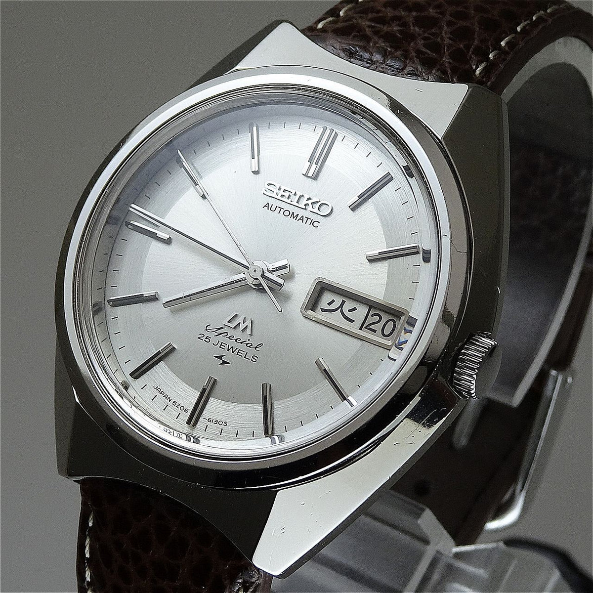 Serviced Vintage 1972 JAPAN SEIKO LORD MATIC SP  5206-6110 25J Automatic.