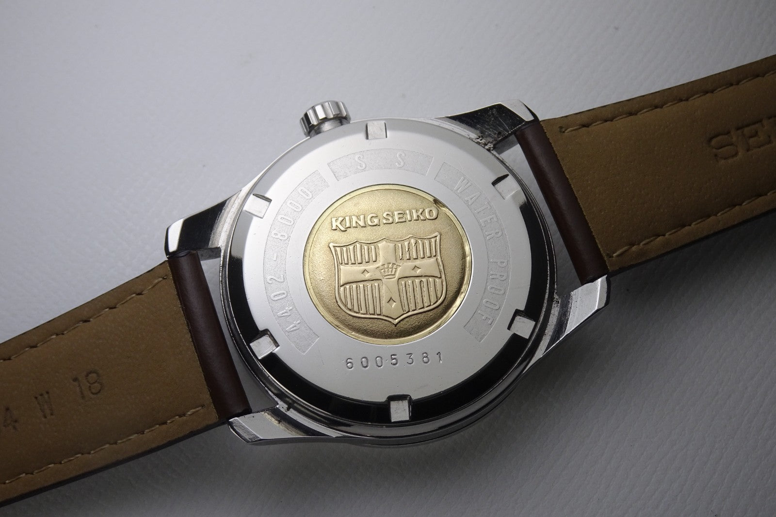 Serviced  Vintage 1966 JAPAN 44 KING SEIKO CALENDAR 4402-8000 25J Hand-winding.