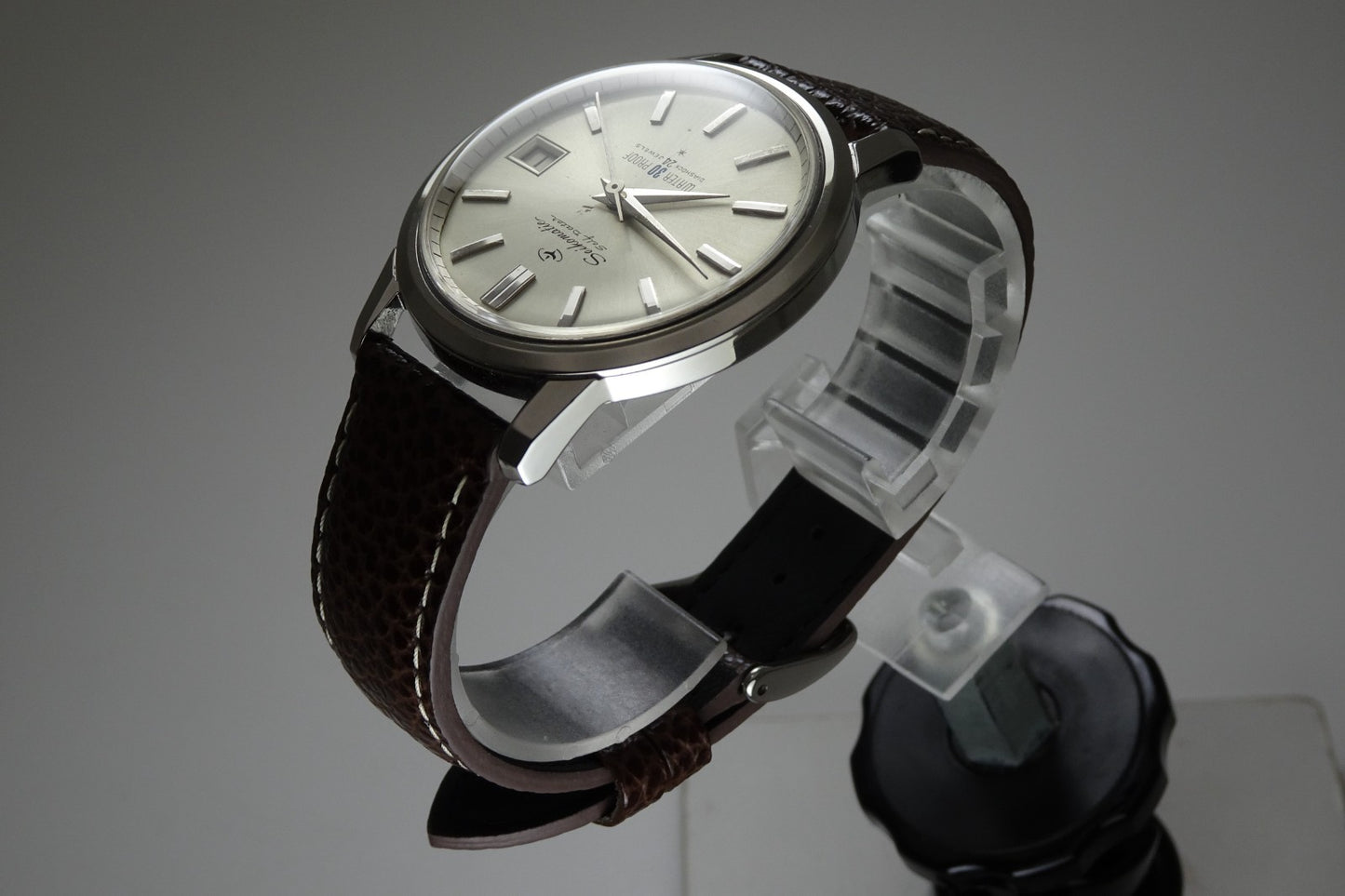 Vintage 1963 JAPAN SEIKO SEIKOMATIC SELF-DATA J13059 24Jewels Automatic.