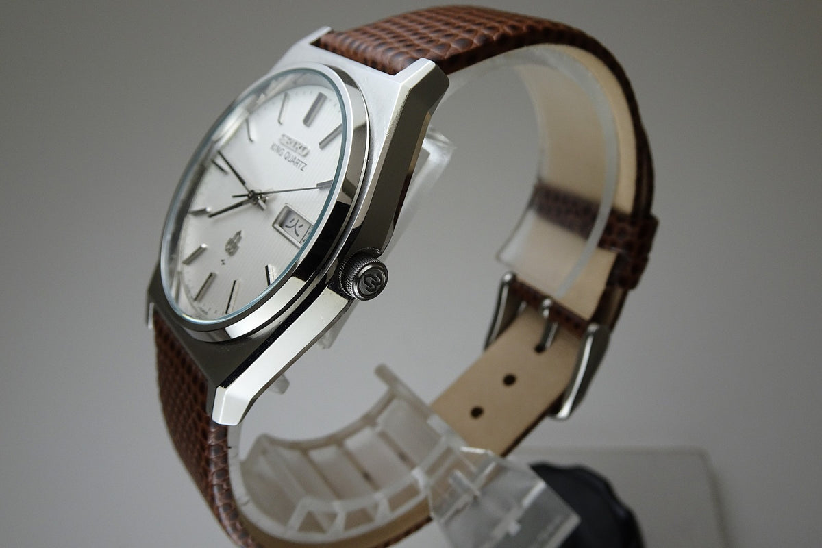 Vintage 1978 JAPAN SEIKO KING QUARTZ 5856-7030 8Jewels Quartz.