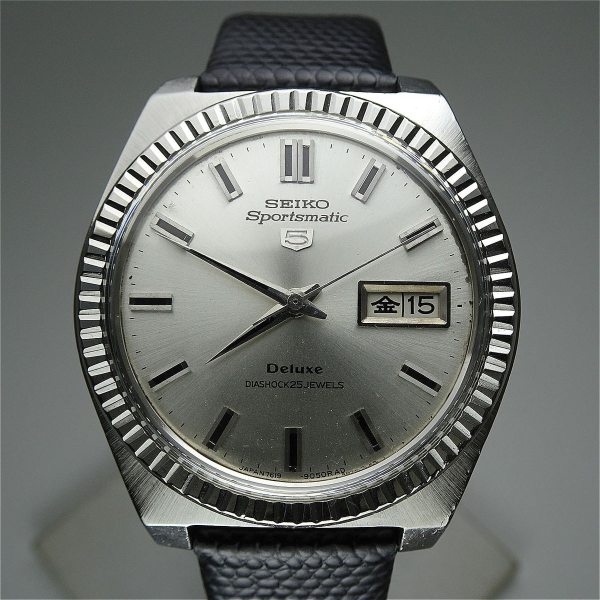 Vintage 1966 JAPAN SEIKO SPORTSMATIC5 DX 7619-9040 25Jewels Automatic.