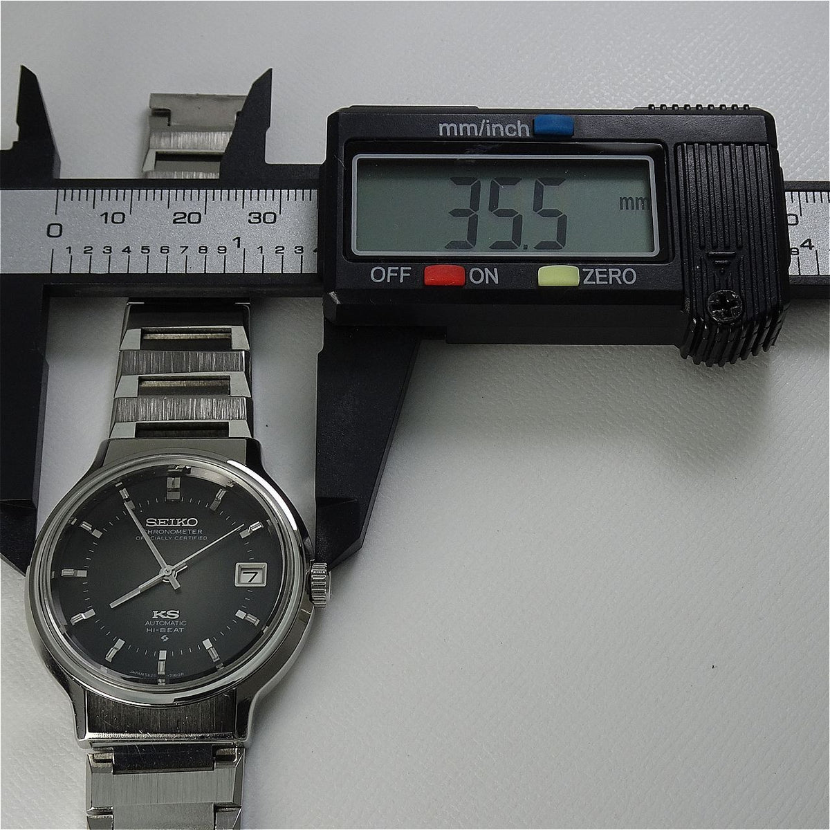Vintage 1972 JAPAN KING SEIKO CHRONOMETER 5625-7170 25Jewels Automatic.