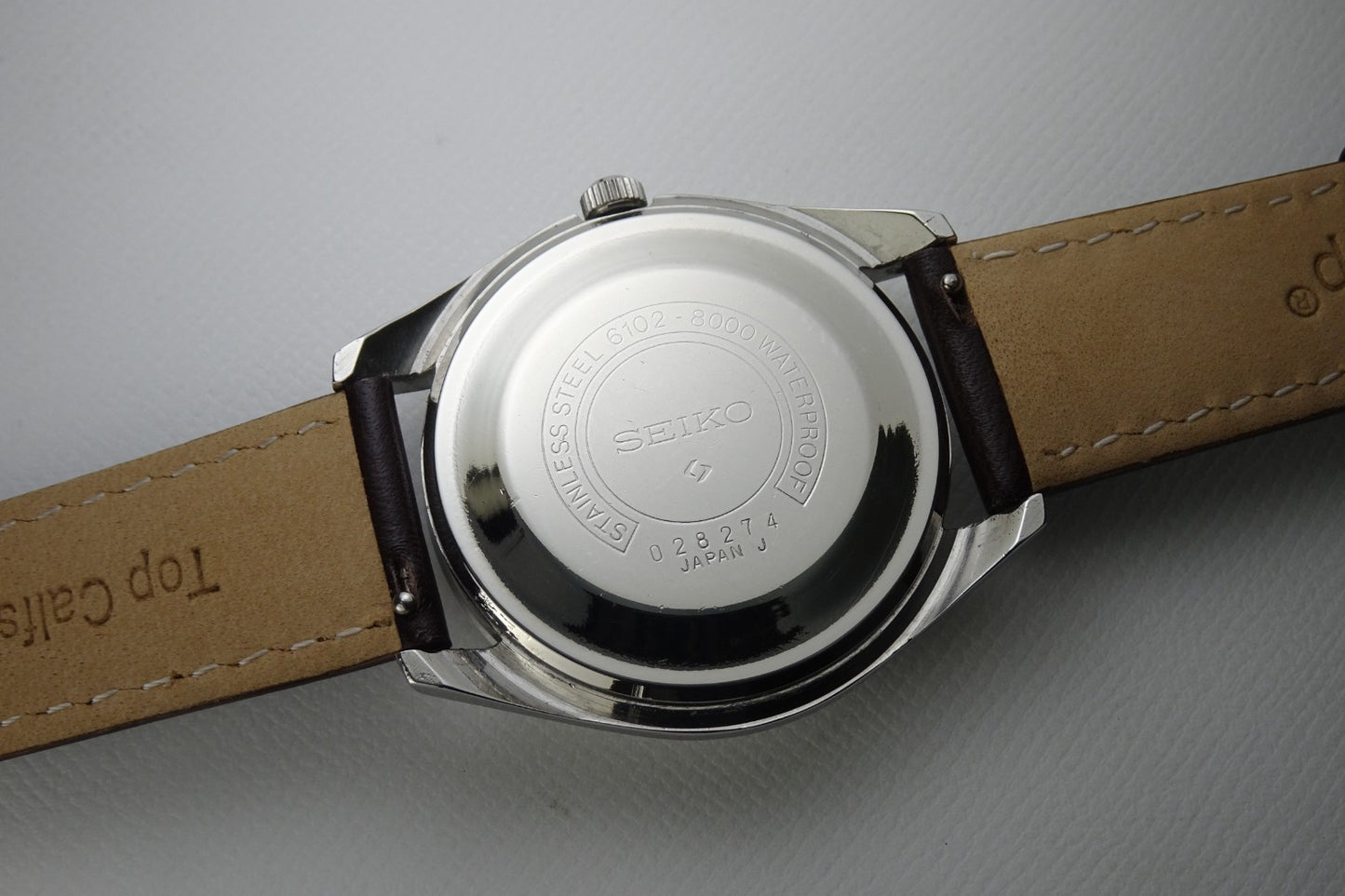 Vintage 1970 JAPAN SEIKO SKYLINER CALENDAR 6102-8000 21Jewels Hand-winding.