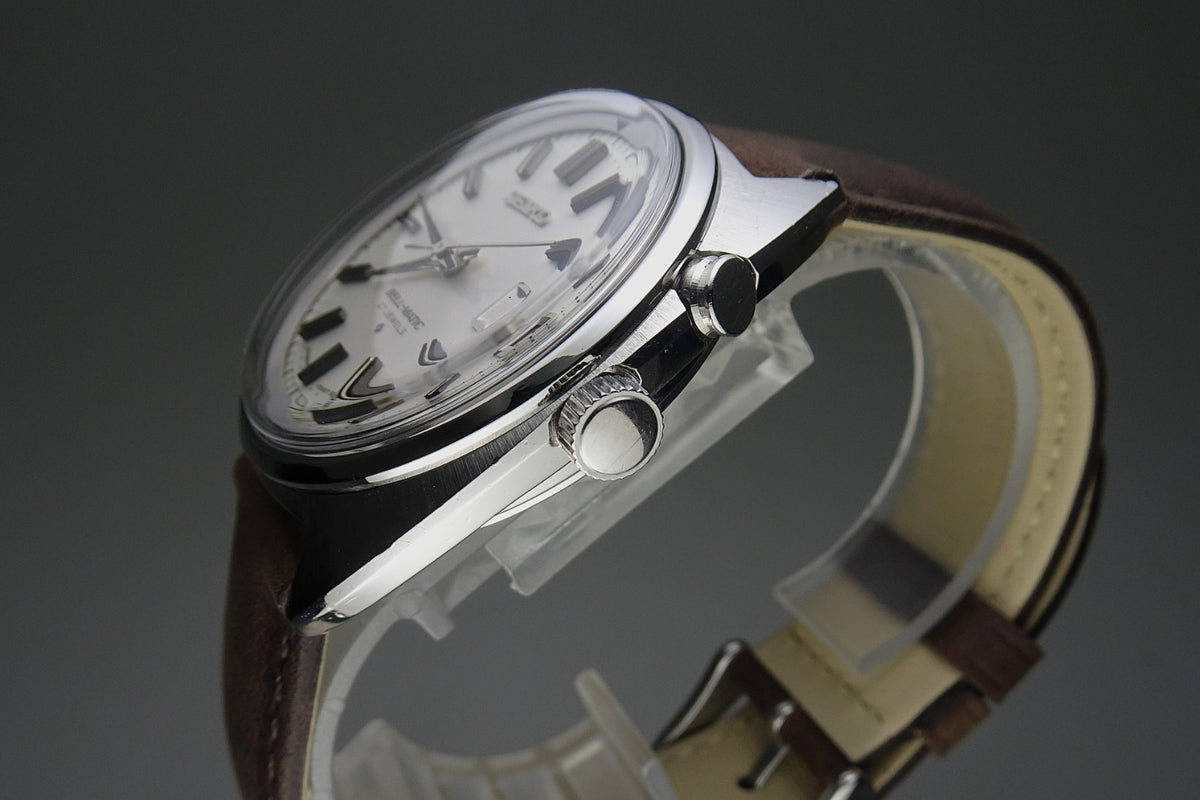 Vintage 1968 JAPAN SEIKO SEIKO BELL-MATIC CALENDAR 4005-7000 27Jewels Automatic.