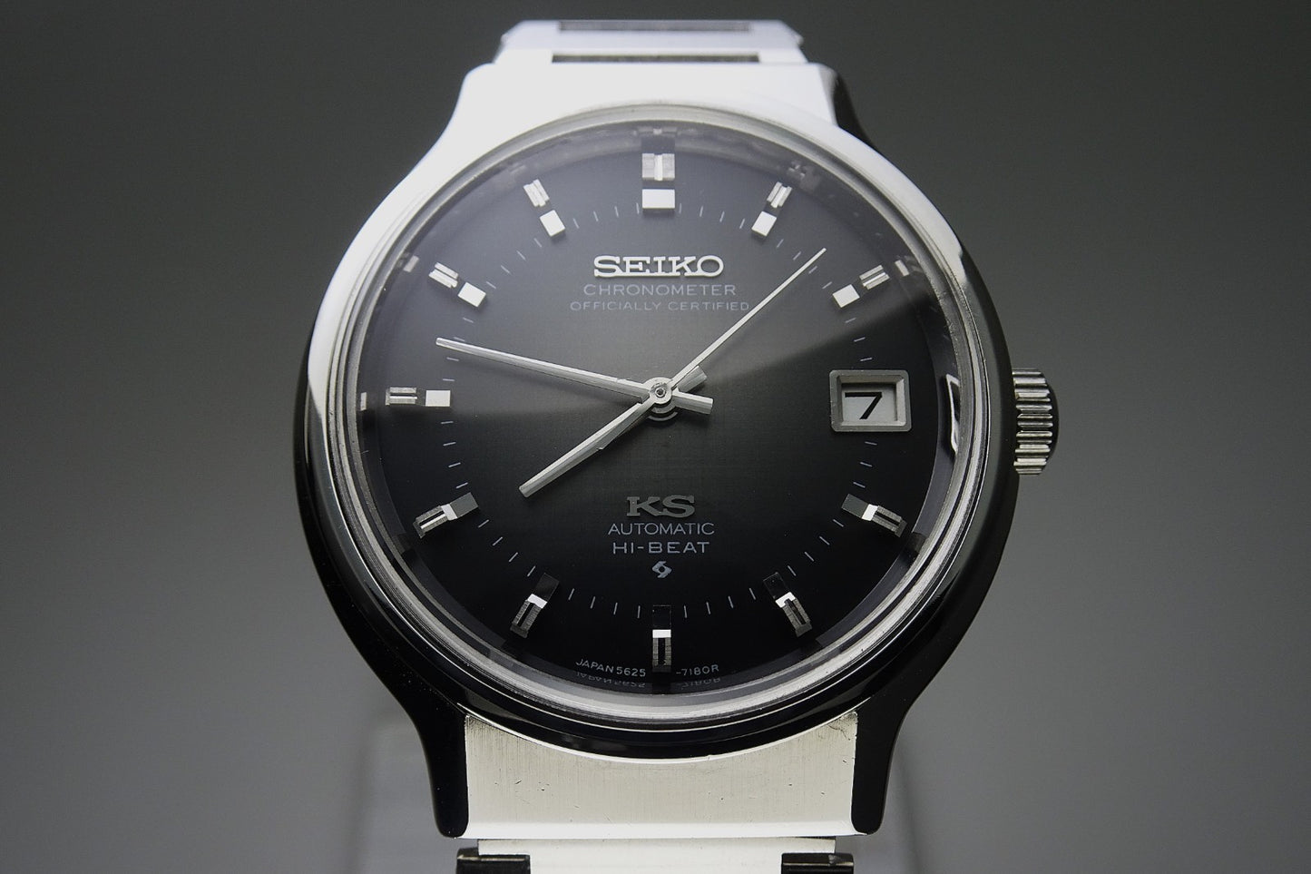 Vintage 1972 JAPAN KING SEIKO CHRONOMETER 5625-7170 25Jewels Automatic.